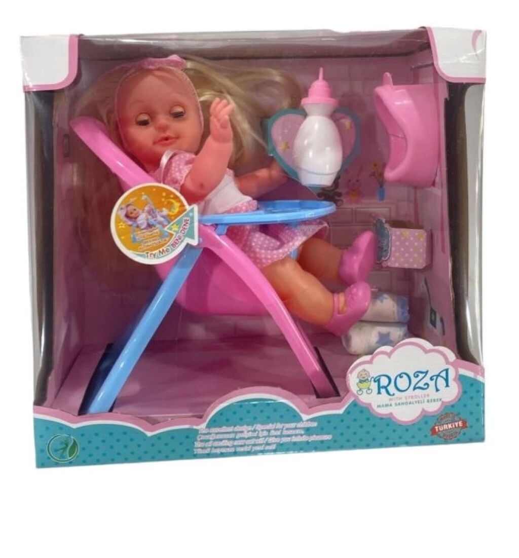 Global Toys Roza Mama Sandalyeli Bebek