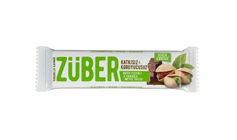 Züber Antep Fıstıklı ve Kakaolu Meyve Barı 40 Gr