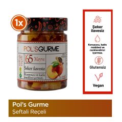 Pol’s Gurme Chia Tohumlu Şekersiz Şeftali Reçeli 285 Gr