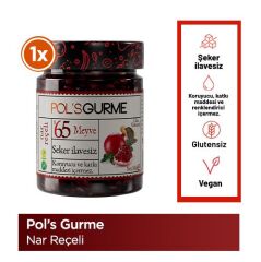 Pol’s Gurme Chia Tohumlu Şekersiz Nar Reçeli 380 Gr