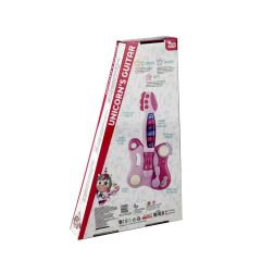 Nini Baby Gitar Işıklı Müzikli ER-205-206 Pembe