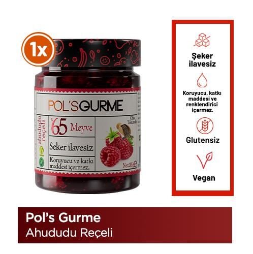 Pol’s Gurme Chia Tohumlu Şekersiz Ahududu Reçeli 285 Gr