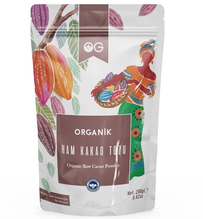 OG Natural Organik Ham Kakao Tozu 250 Gr
