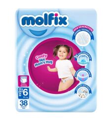 Molfix Külot Bez Jumbo Paket 6 Beden 15+ Kg 38 Adet