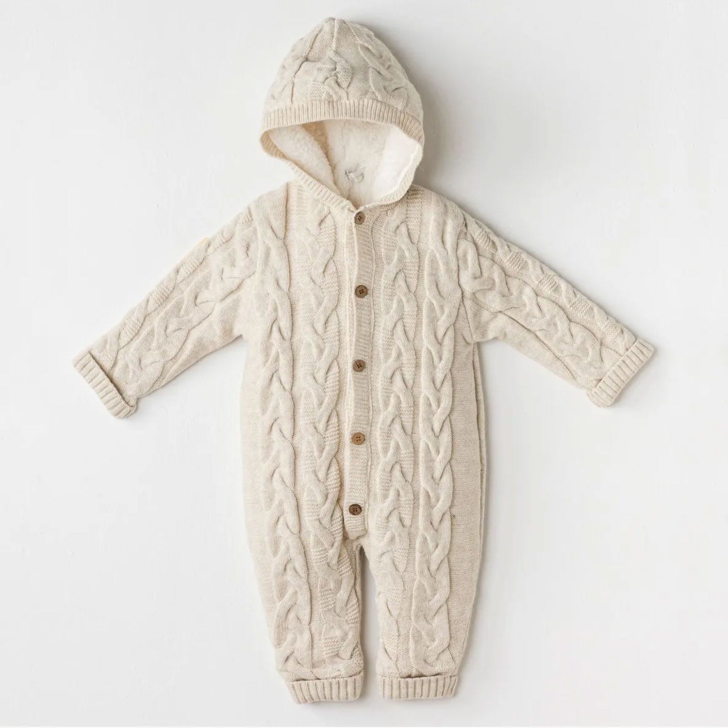 Andywawa AC24336 Knitwear Triko Bebe Kozmonot Beige Melange