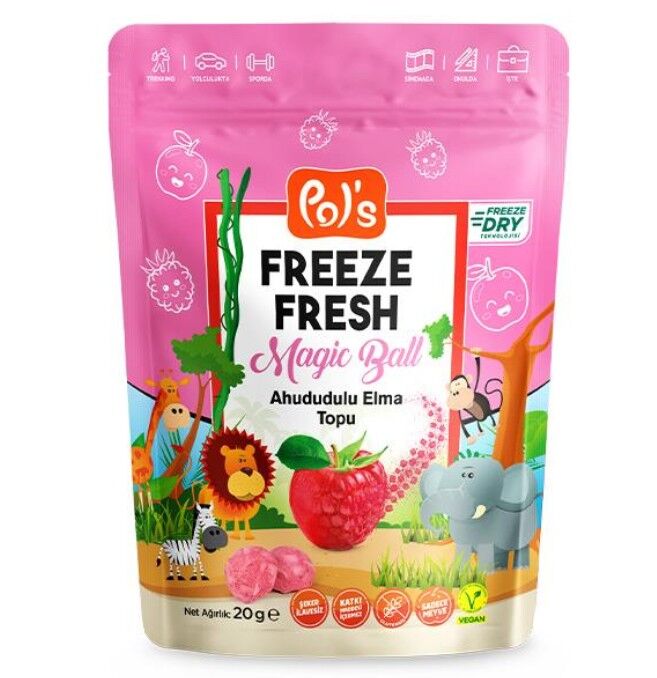 Pol’s Freeze Fresh Magic Ball Ahududulu Elma Topu 20 Gr