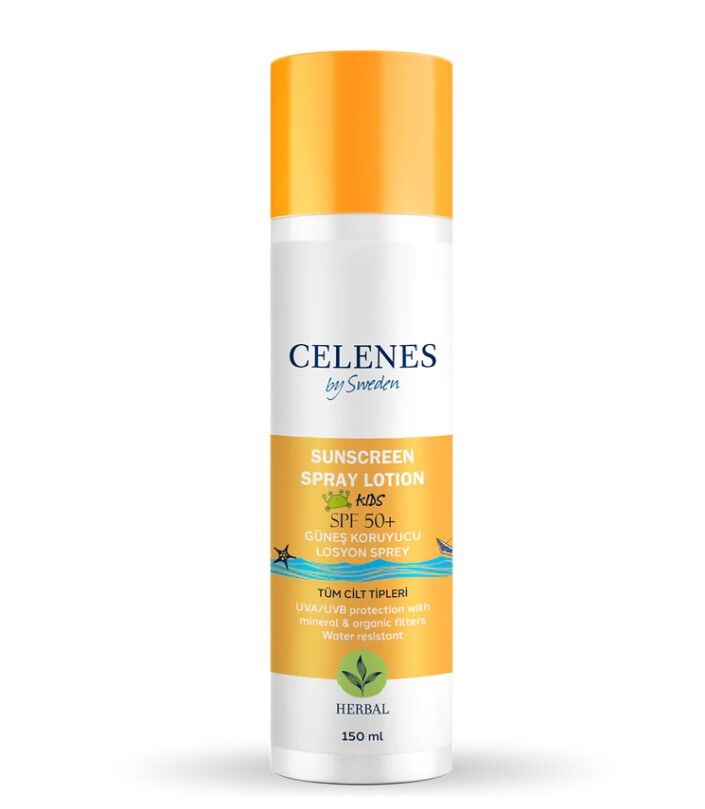 Celenes Herbal Çocuk Sprey Güneş Kremi Spf 50 150 ml