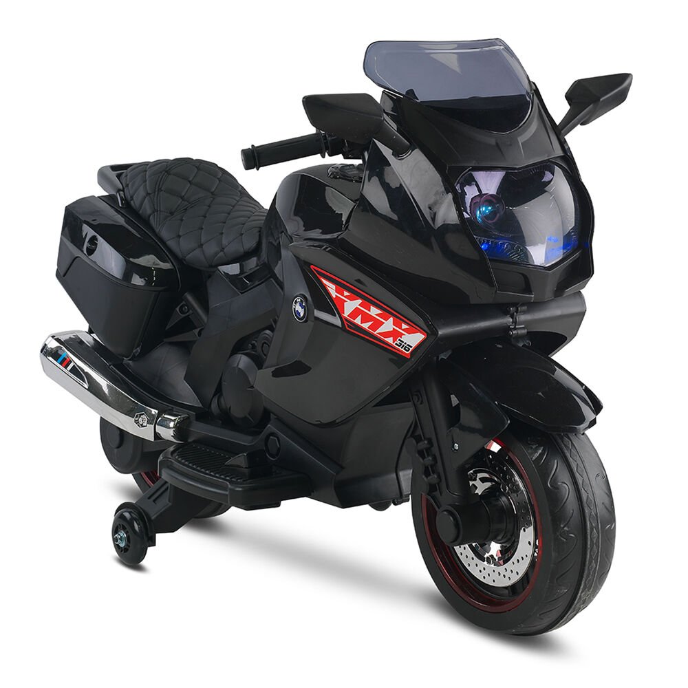 Babyhope 438A XMX-316 Ledli Akülü Motor 12 Volt Siyah