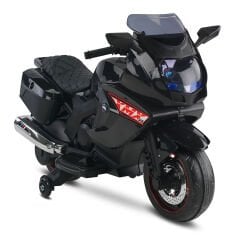 Babyhope 438A XMX-316 Ledli Akülü Motor 12 Volt Siyah