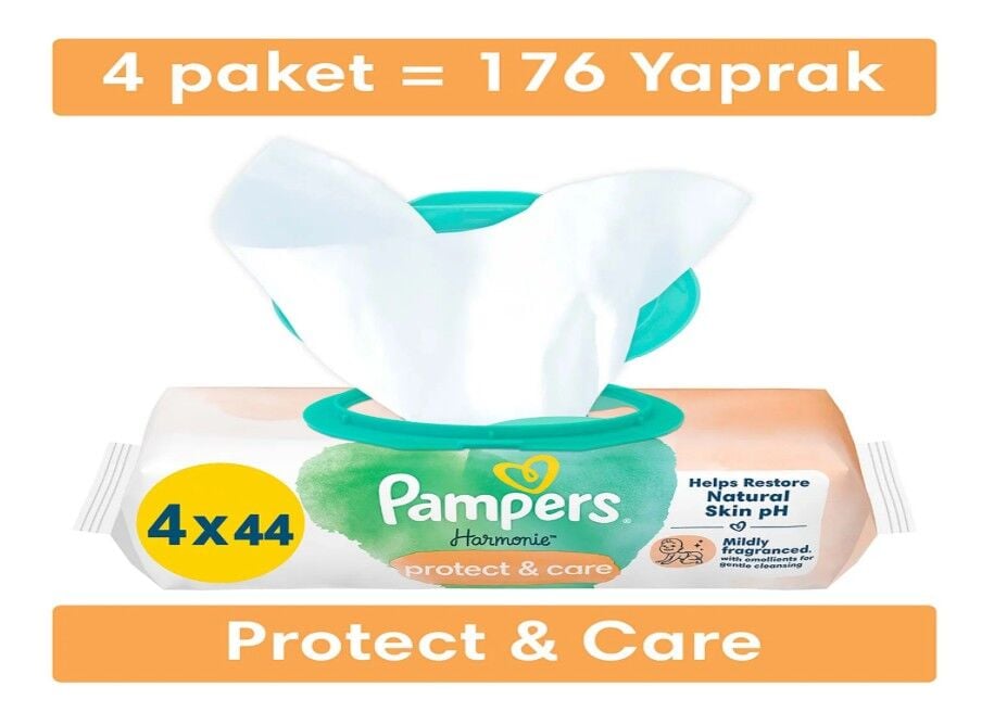 Prima Protect & Care Islak Havlu Mendil 4'Lü 176 Yaprak