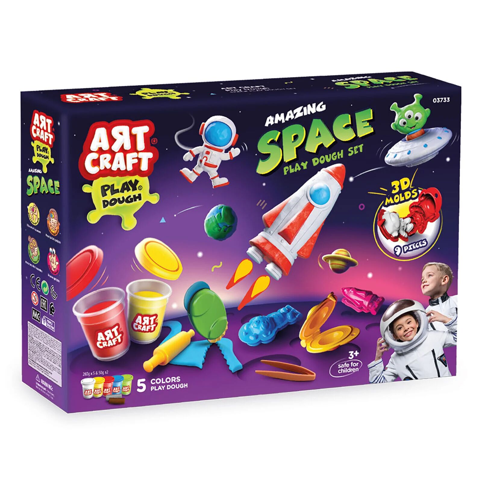 Art Craft İnanılmaz Uzay Oyun Hamuru 03733