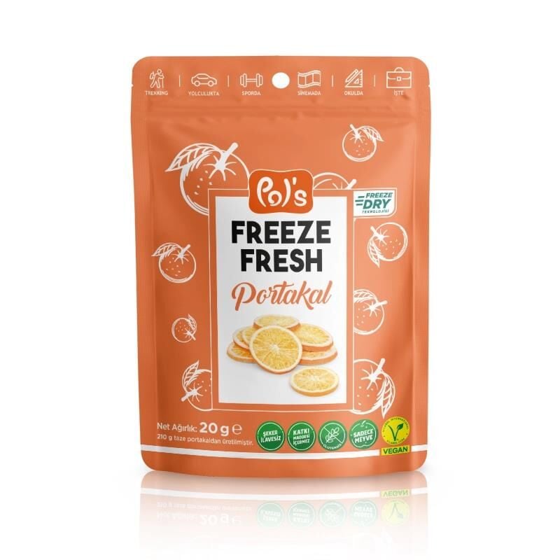 Pol’s Freeze Fresh Portakal 20 Gr