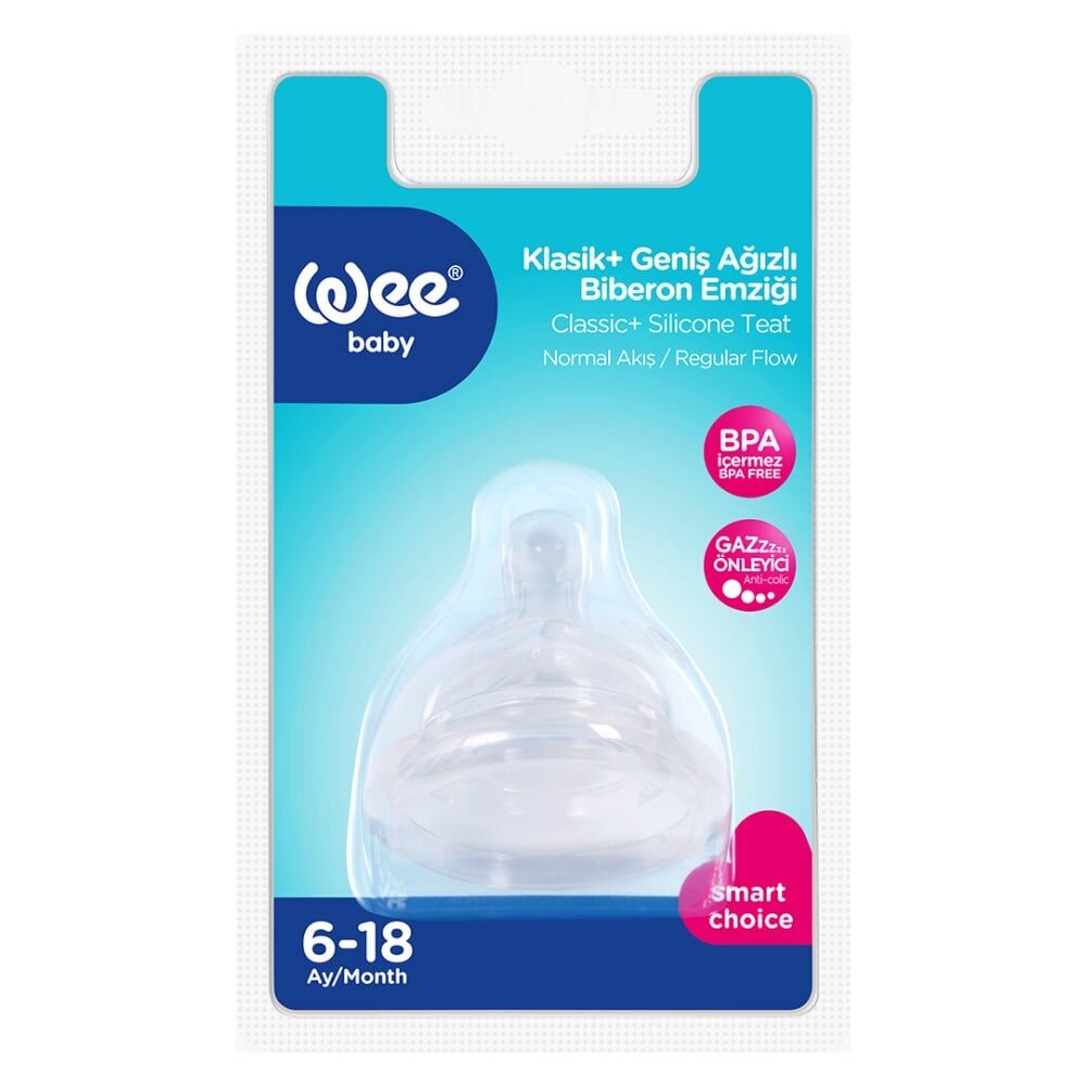 Wee Baby Geniş Ağızlı Biberon Emziği Normal Akış No:2 853