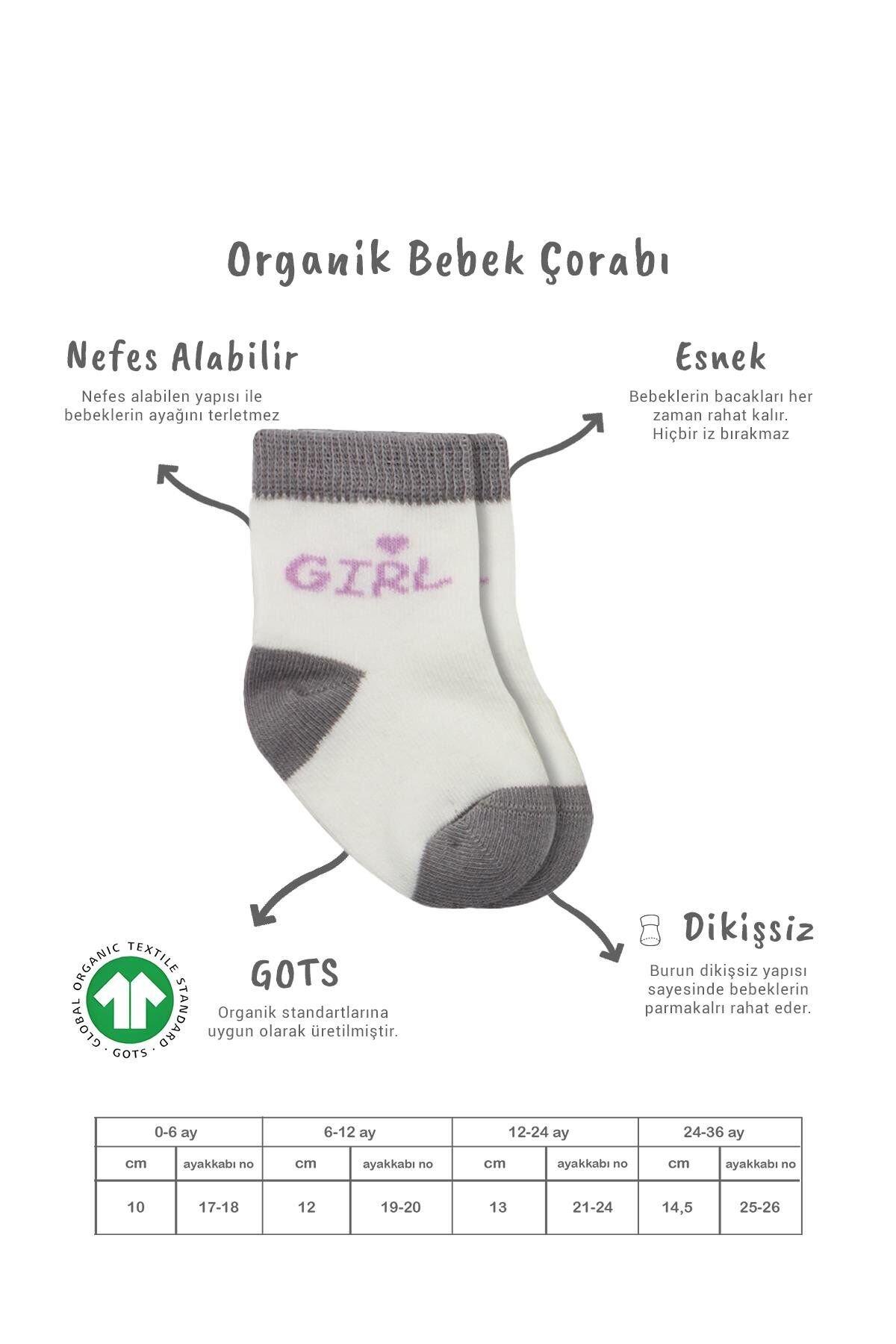 Bistyle 3'Lü Penye Boy And Girl Soket Çorap BS10114 Gri