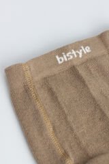 Bistyle Derby Mix Tekli Penye Külotlu Çorap BS50102M Kahverengi