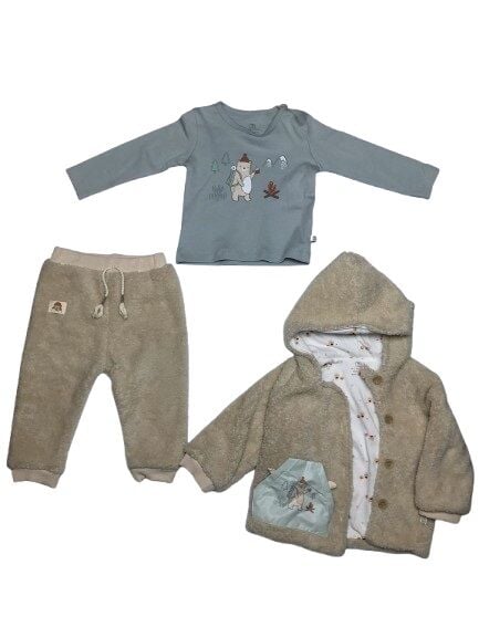 Bibaby Happy Camper 3'Lü Set 73335 Bej