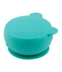 OiOi Blw I Silikon Beslenme Seti 3'Lü (Kaseli) Aqua Green