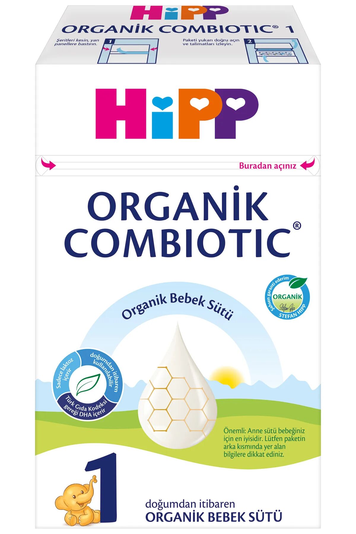 Hipp 1 Organik Combiotic Bebek Sütü 600 Gr