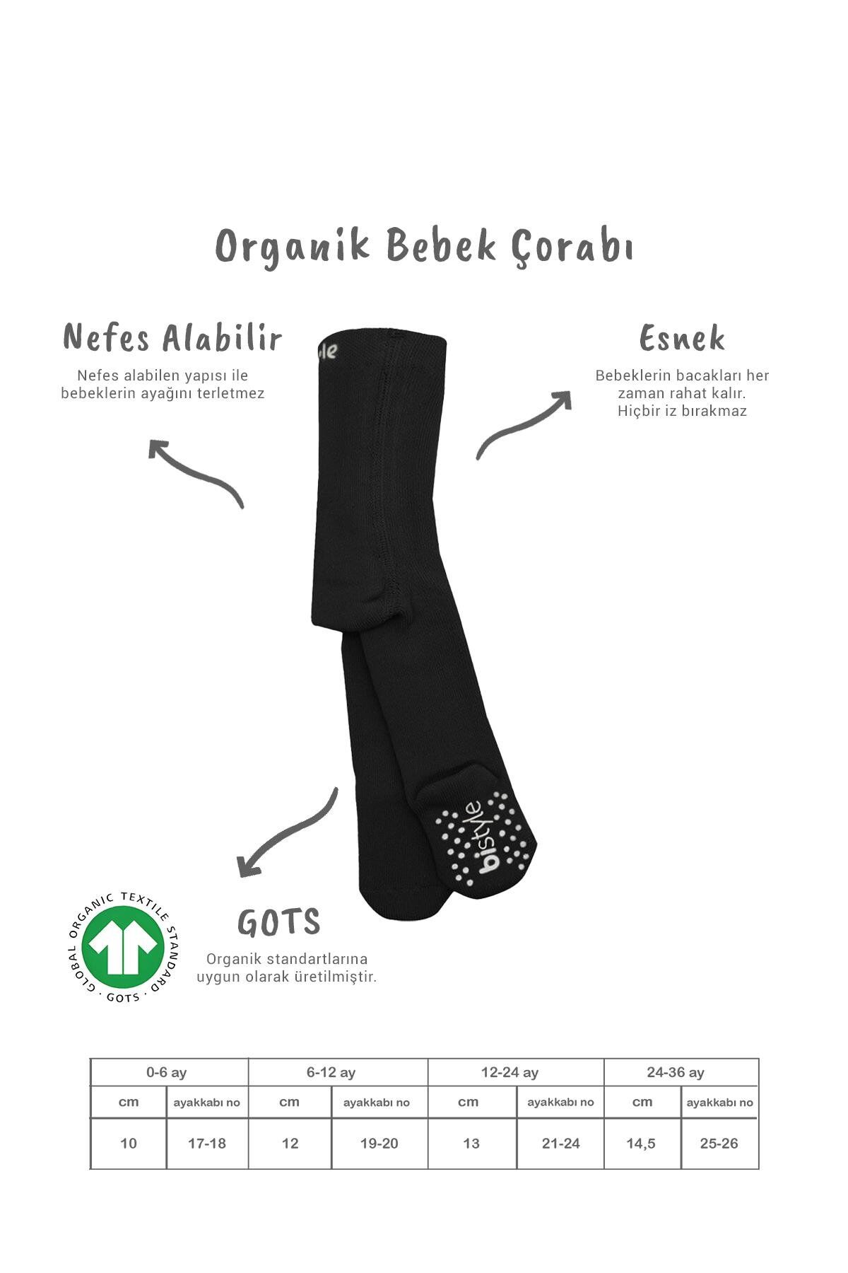 Bistyle Kaymaz Basic Külotlu Çorap 50501 Siyah