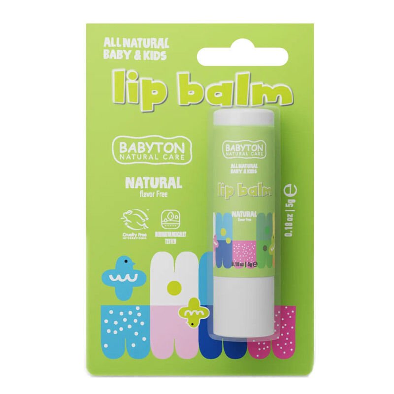 Babyton Bebek ve Çocuklar İçin Doğal Dudak Koruyucu Balm Naturel